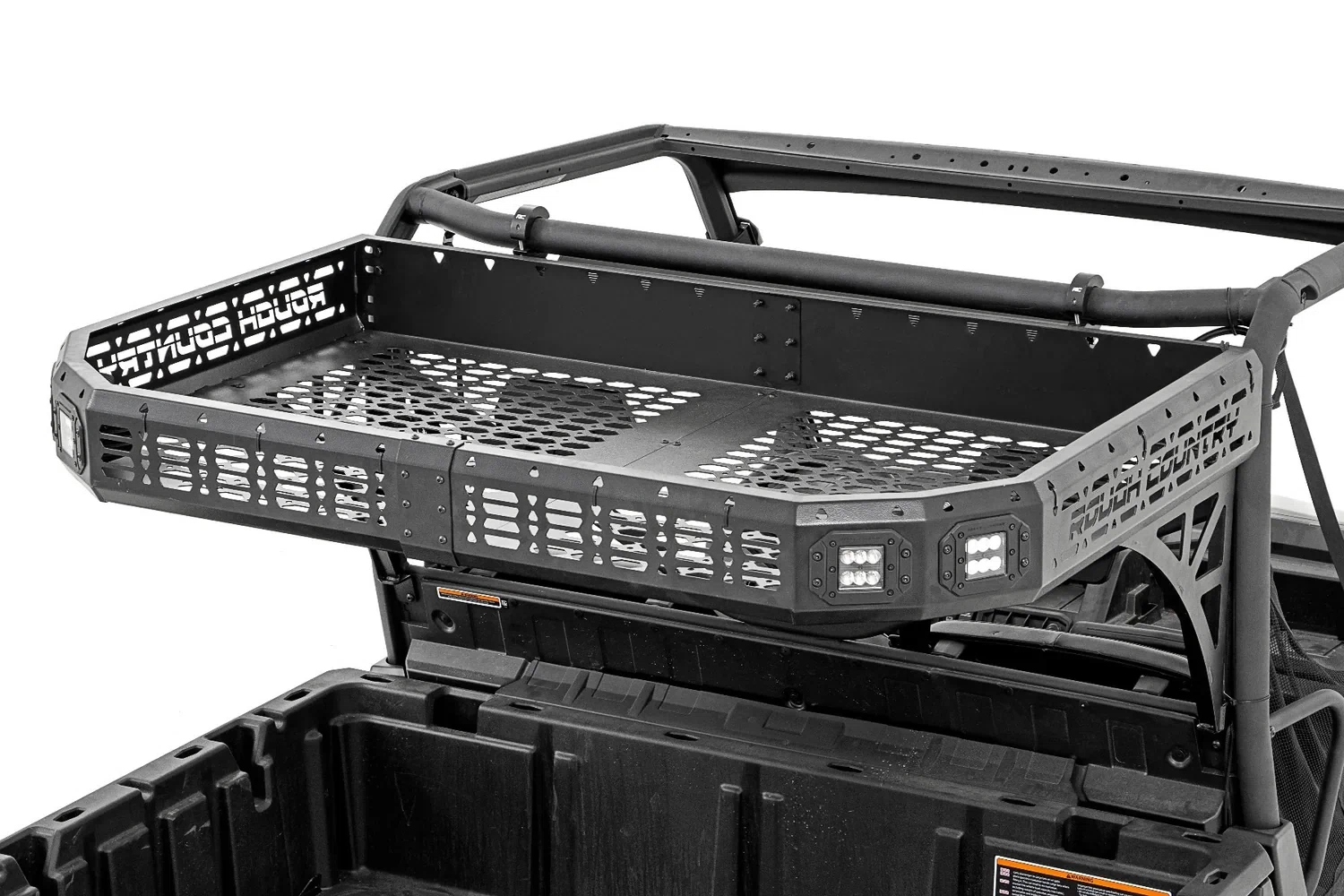 Fits Can-Am Defender HD 5_8_9_10 Cargo Rack Dual 2_ Black LED Pairs 97027